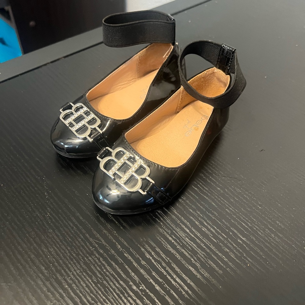 bebe Black Dress Shoes for Kids